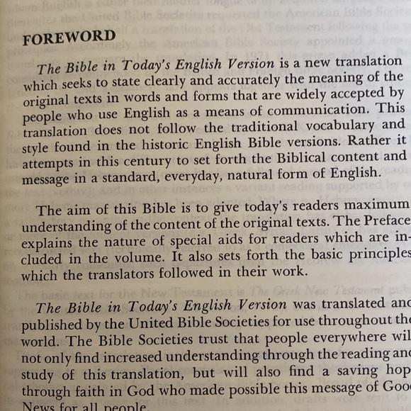 Hardcover Good News Bible; The Bible in Today's English Version - Picture 8 of 11